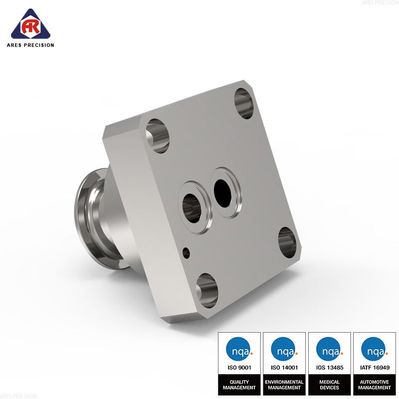 VCR金属垫片面密封接头-CNC加工