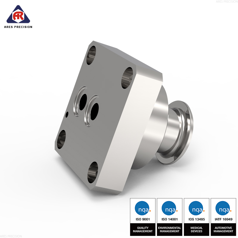 VCR金属垫片面密封接头-CNC加工