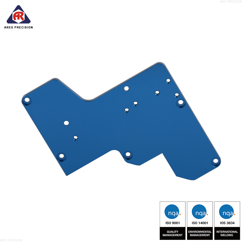 蓝色阳极氧化-CNC加工-喷墨机配件